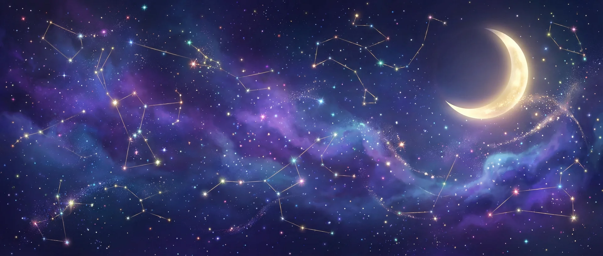 星空背景 - 日本老师 | 每日星座运势与塔罗占卜